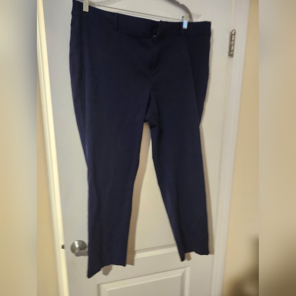 Womens Navy‎ Blue Pants Crown & Ivy 20 W Cary